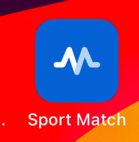 Screenshot: Sport Match is on your home screen. Open it from there from now on.